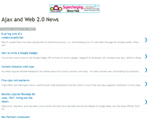 Tablet Screenshot of ajaxweb20news.blogspot.com