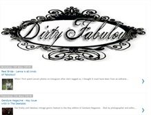 Tablet Screenshot of dirtyfabulous.blogspot.com