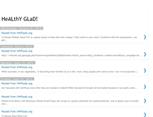 Tablet Screenshot of healthyglad.blogspot.com