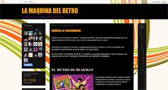 Desktop Screenshot of lamaquinadelretro.blogspot.com