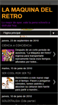 Mobile Screenshot of lamaquinadelretro.blogspot.com