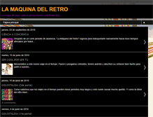 Tablet Screenshot of lamaquinadelretro.blogspot.com