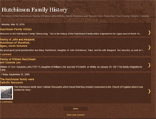 Tablet Screenshot of hutchinsonfamilyhistory.blogspot.com