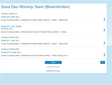 Tablet Screenshot of doxadeoworship.blogspot.com