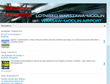 Tablet Screenshot of modlinlotnisko.blogspot.com