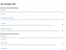 Tablet Screenshot of 2zksimplelife.blogspot.com