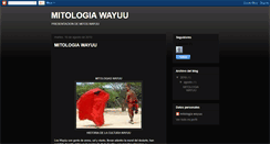 Desktop Screenshot of mitologiawayuu.blogspot.com