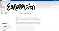 Desktop Screenshot of eurovision-08.blogspot.com