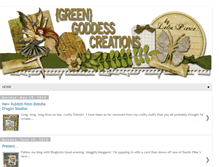 Tablet Screenshot of greengoddescreations.blogspot.com