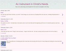 Tablet Screenshot of christsinstrument.blogspot.com