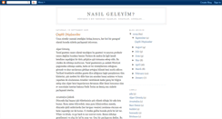 Desktop Screenshot of nasilgeleyim.blogspot.com