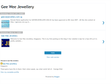 Tablet Screenshot of geeweejewellery.blogspot.com