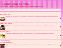 Tablet Screenshot of nonsiamoancoraallafrutta.blogspot.com