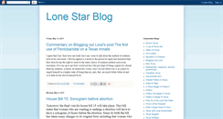 Desktop Screenshot of lonestarblog52.blogspot.com