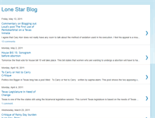 Tablet Screenshot of lonestarblog52.blogspot.com