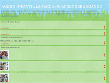 Tablet Screenshot of jardininfantilamagiadeaprenderjugando.blogspot.com