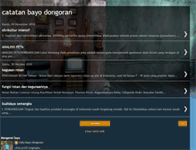 Tablet Screenshot of catatanbayodongoran.blogspot.com