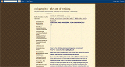 Desktop Screenshot of calygrapho.blogspot.com