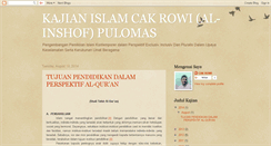 Desktop Screenshot of cakrowi.blogspot.com