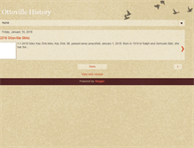 Tablet Screenshot of ottovillehistory.blogspot.com