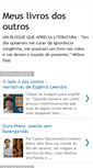 Mobile Screenshot of meuslivrosdosoutros.blogspot.com