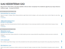 Tablet Screenshot of ilmudoktergigi.blogspot.com