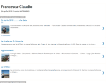 Tablet Screenshot of francesca-claudio.blogspot.com