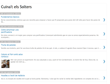 Tablet Screenshot of cuinatelssolters.blogspot.com