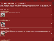 Tablet Screenshot of drmommyandherpumpkins.blogspot.com