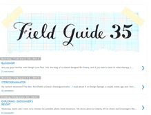 Tablet Screenshot of fieldguide35.blogspot.com