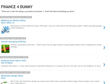 Tablet Screenshot of dummy-finance.blogspot.com