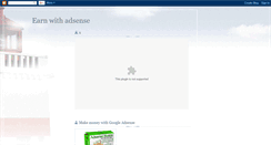 Desktop Screenshot of earnwithadsnse.blogspot.com