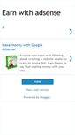 Mobile Screenshot of earnwithadsnse.blogspot.com
