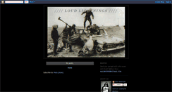 Desktop Screenshot of loudlightnings.blogspot.com