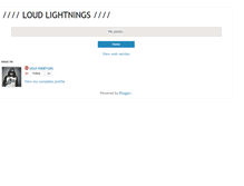 Tablet Screenshot of loudlightnings.blogspot.com
