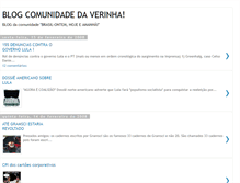 Tablet Screenshot of comunidadedaverinha.blogspot.com
