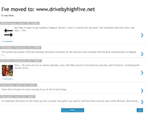 Tablet Screenshot of drivebyhighfive.blogspot.com