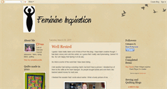 Desktop Screenshot of feminineinspiration.blogspot.com