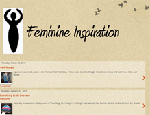 Tablet Screenshot of feminineinspiration.blogspot.com