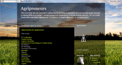 Desktop Screenshot of agripreneurs.blogspot.com