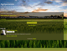 Tablet Screenshot of agripreneurs.blogspot.com