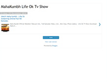 Tablet Screenshot of mahakumbhlifeokserial.blogspot.com