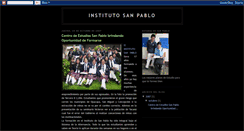 Desktop Screenshot of educacionsanpablo.blogspot.com