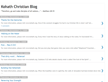 Tablet Screenshot of kohathchristianblog.blogspot.com