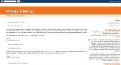 Desktop Screenshot of ntoddnotes.blogspot.com