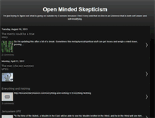 Tablet Screenshot of openmindedskepticism.blogspot.com