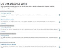 Tablet Screenshot of life-with-ulcerative-colitis.blogspot.com