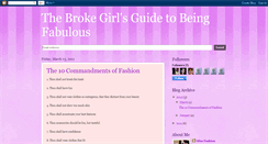 Desktop Screenshot of brokegirlfashion.blogspot.com