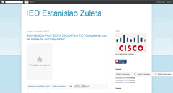 Desktop Screenshot of iedestanislaozuleta.blogspot.com