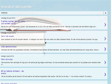 Tablet Screenshot of kreativtskrivande.blogspot.com